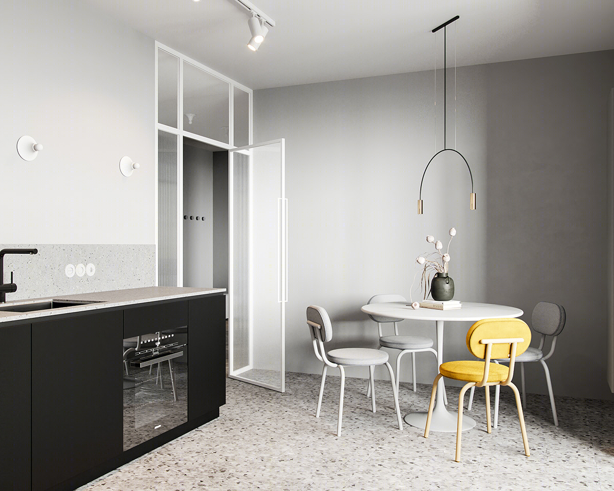 Apartment in Russia _ Moscow _ 90m2 on Behance_files Andrey Barinov-13