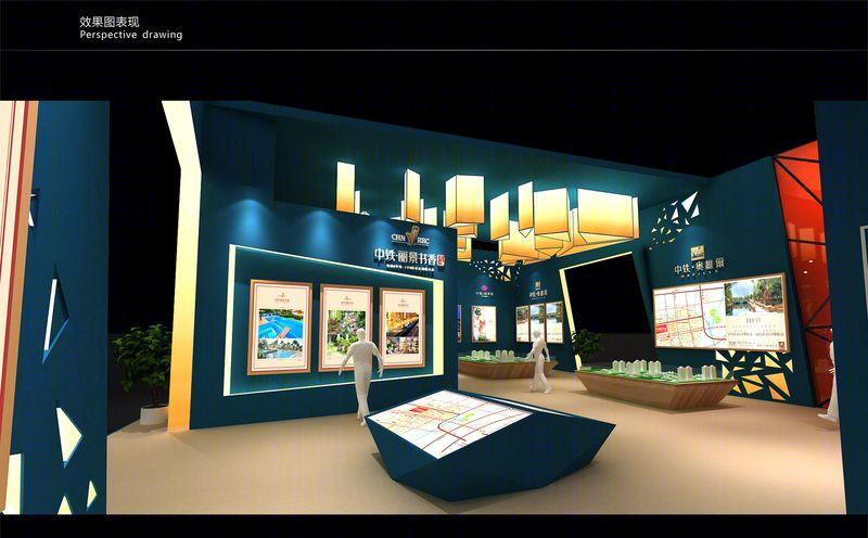 华纳思设计创意丨展厅丨中铁八局展场设计方案--2016年房交会-5