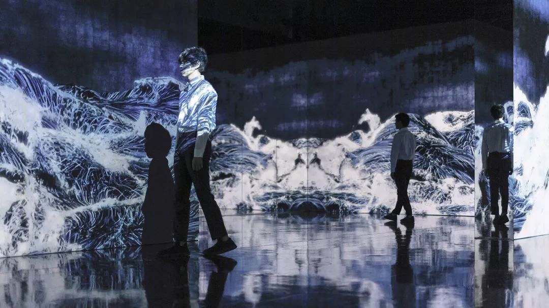 上海油罐艺术中心 teamLab 大展 梦幻水粒子世界-30