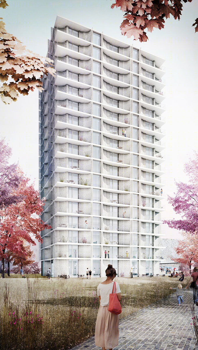 柏林都市生活轻质混凝土住宅楼-2