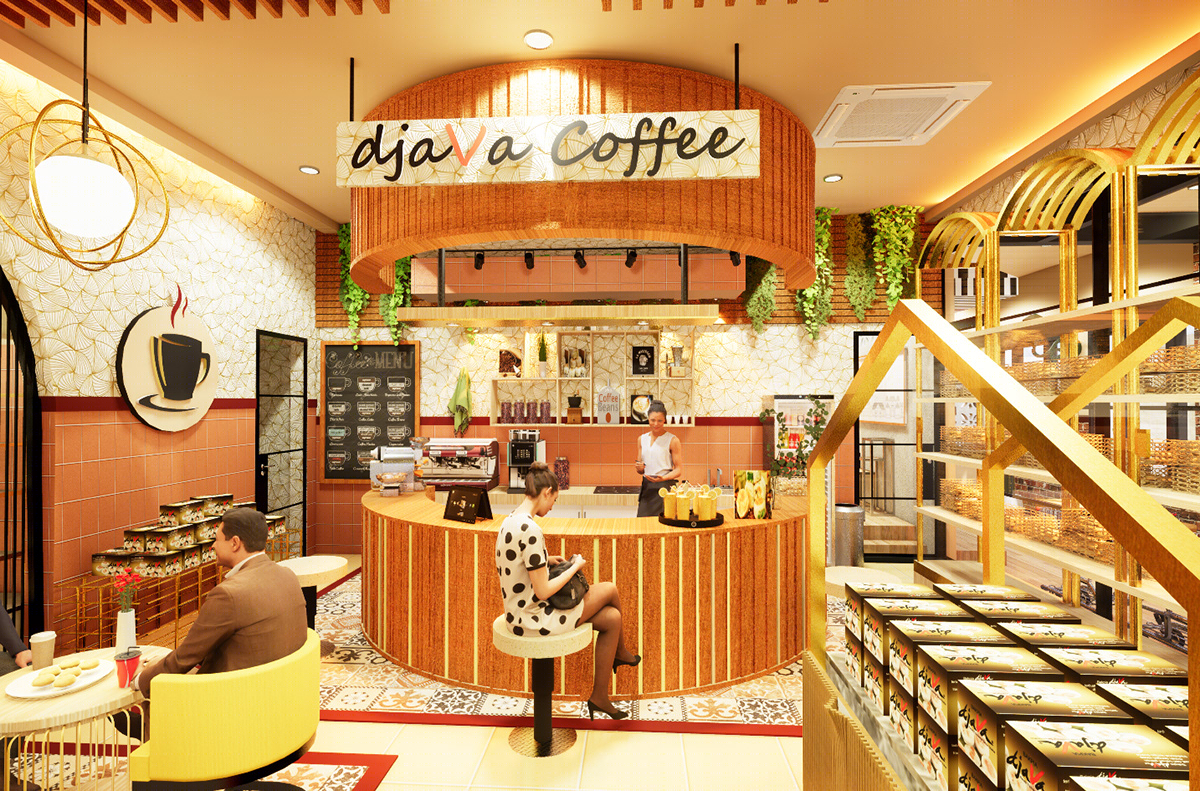 Anastasiya Gushchina丨咖啡店丨BAKPIA DJAVA CAFE | Premium Cake Shop Yogyakarta Design-1