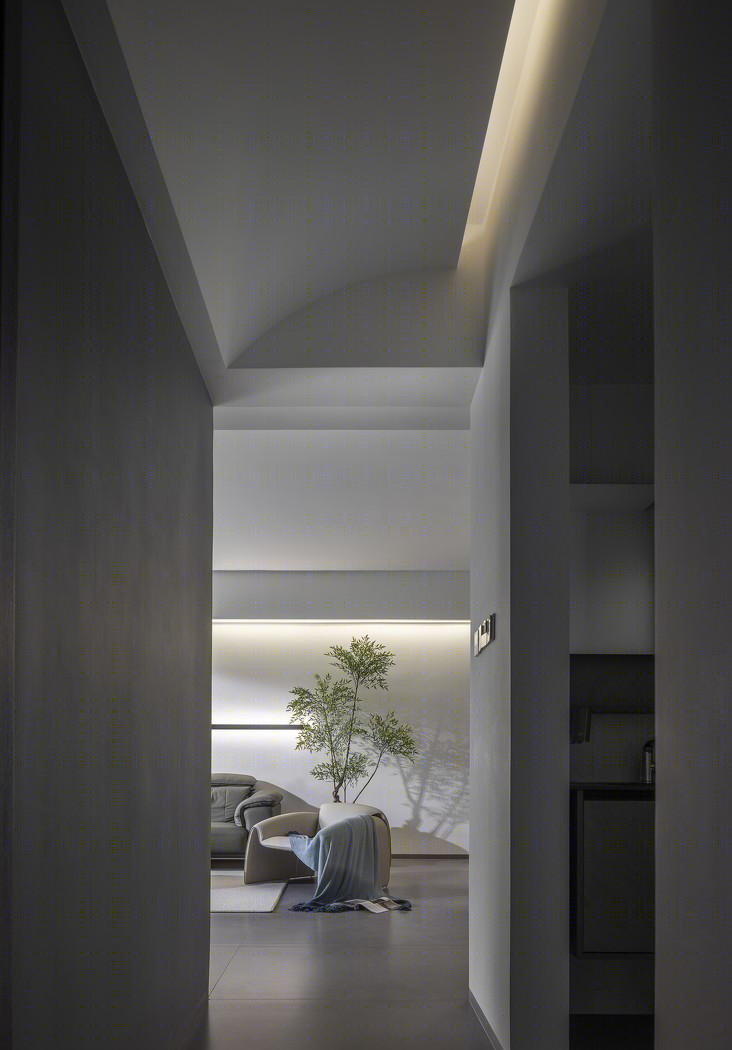 130m²五口之家留白设计-26
