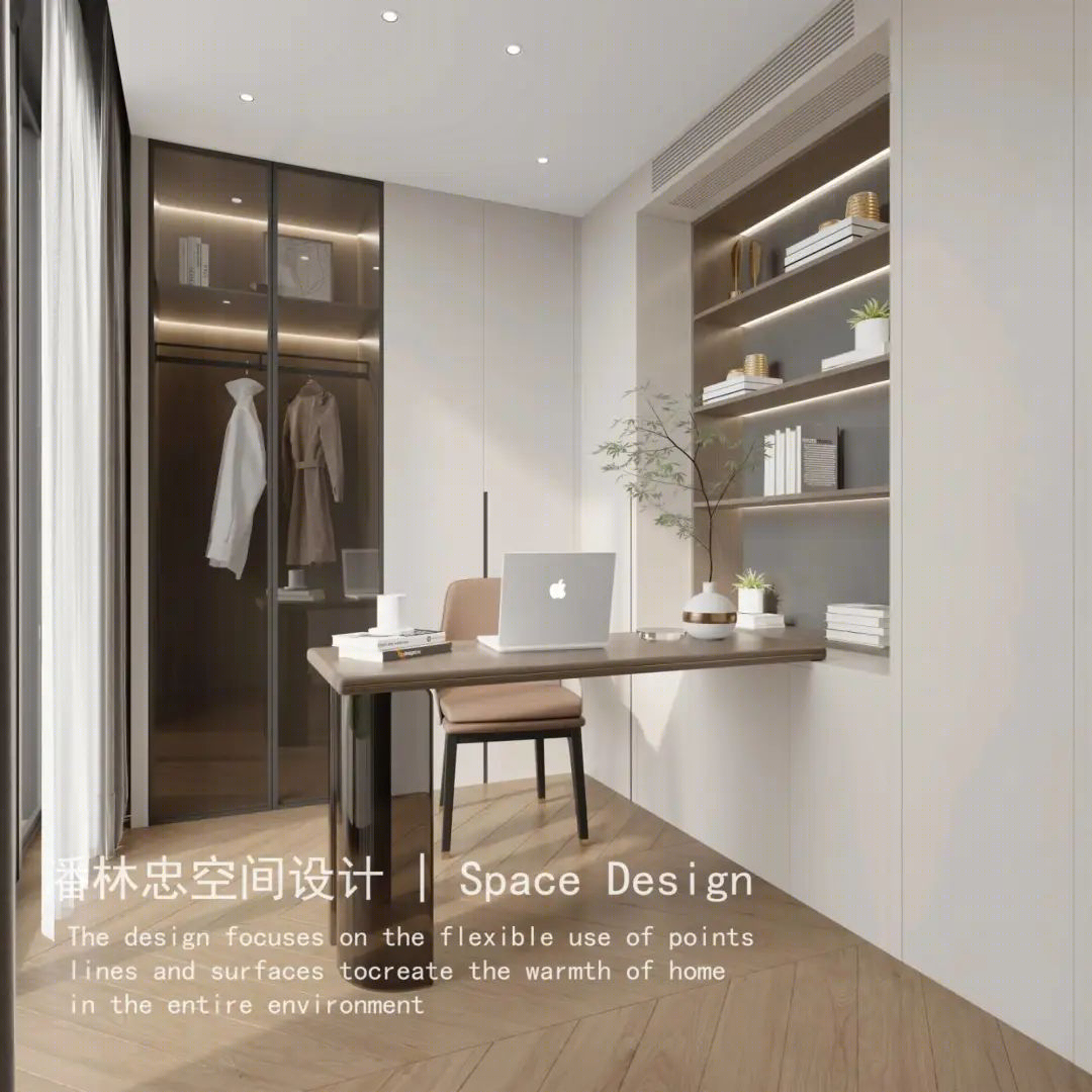 现代简约独栋别墅设计丨中国湖州丨潘林忠空间设计-23