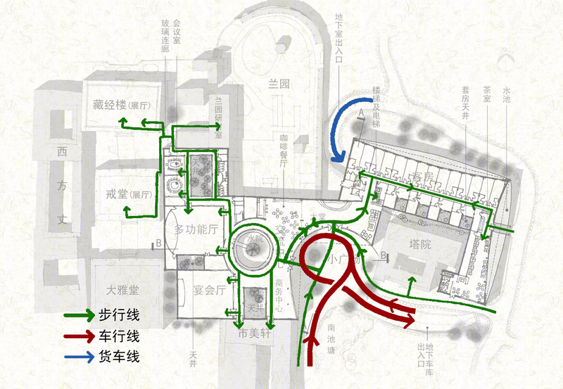 成都杜甫草堂国际文化交流中心建筑设计-23