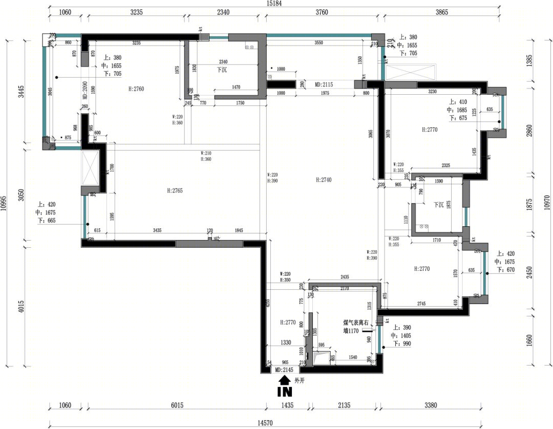 武汉美联城仕 | 轻奢生活空间，打造多属性复合客厅-12