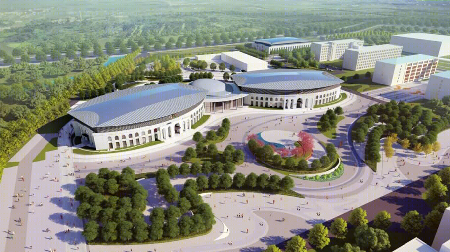 黑河学院综合体育馆丨中国黑河-9