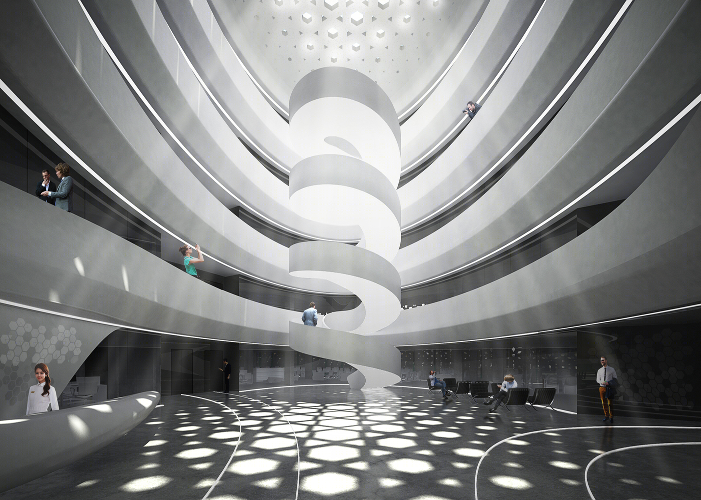 印度 Punjab Kesari 总部丨Studio Symbiosis 建筑事务所-17