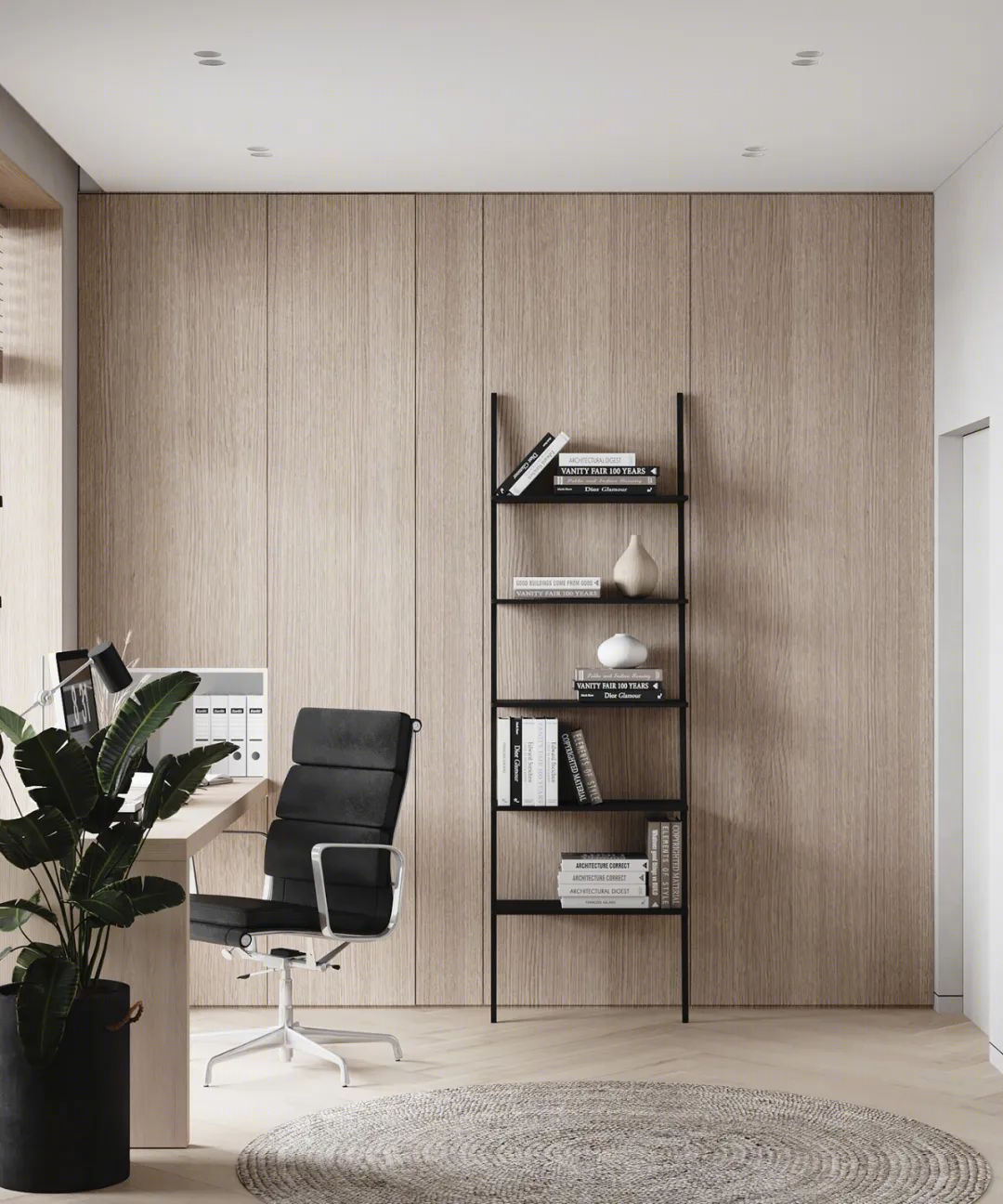75㎡极简原木居丨Tomkin Design-41