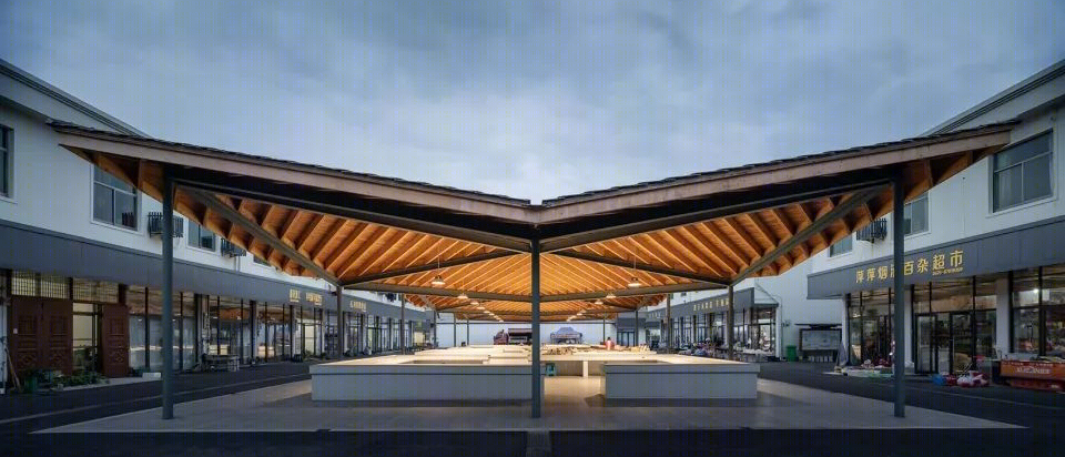 绍兴侠父村农贸市场改造,旧建筑新生-1