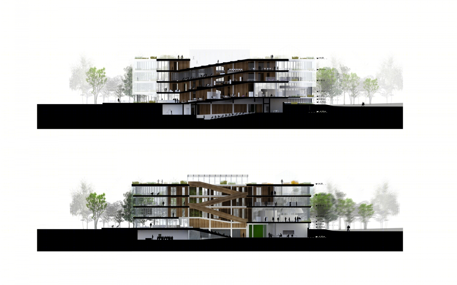比利时西弗兰德科技大学校园设计方案丨OYO – Open Y Office,Arch&Teco-40
