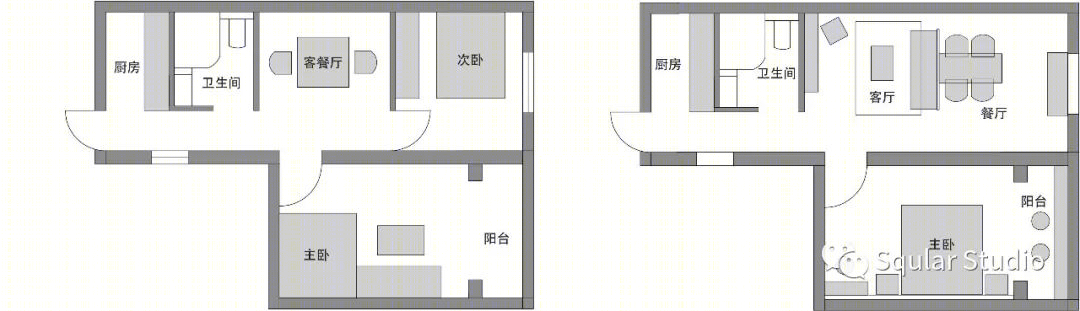 马卡龙色打造 60㎡田子坊阳光公寓-17