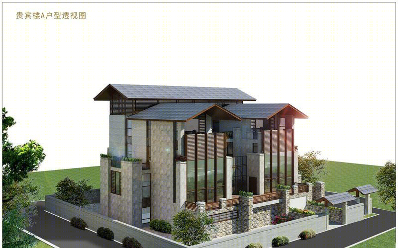 张浩丨五台山国际度假酒店别墅A户型-1