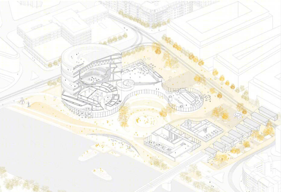 布拉格伏尔塔瓦河爱乐厅丨捷克丨CHYBIK+KRISTOF,Mecanoo-25