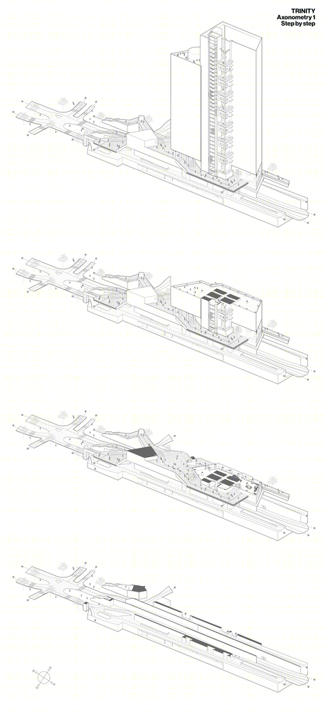 法国巴黎 La Défense 区 Trinity Tower 办公楼丨Cro&Co Architecture-62