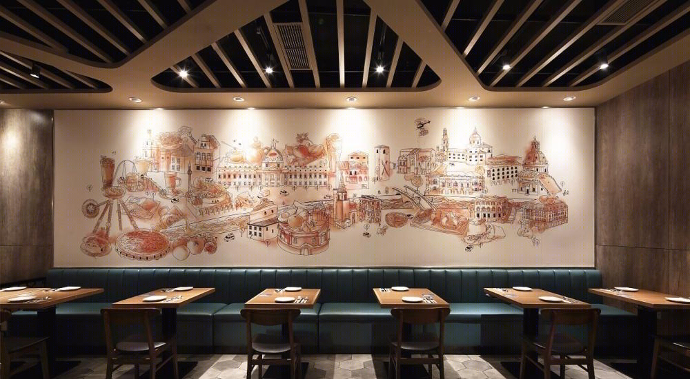 《艺鼎新作》打造地中海风情必胜客，空间设计展现温暖和煦-12