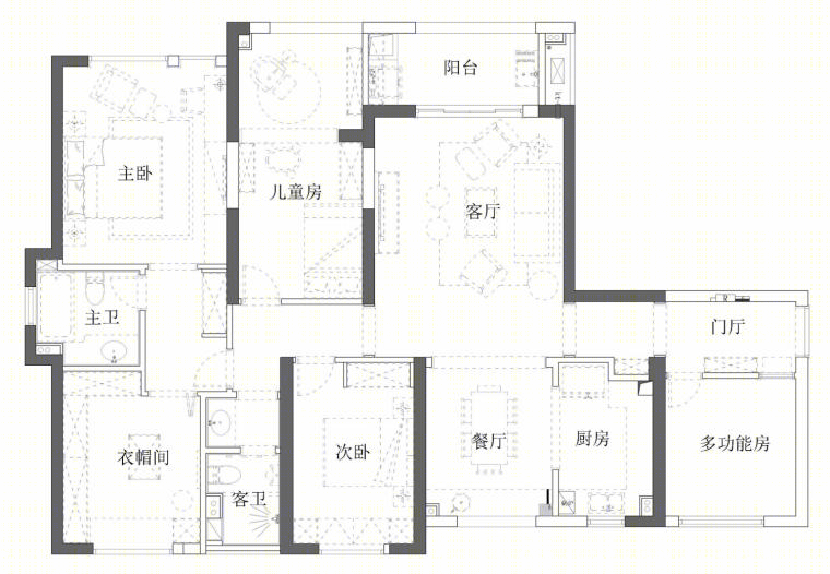 现代美式住宅的清新浪漫-24
