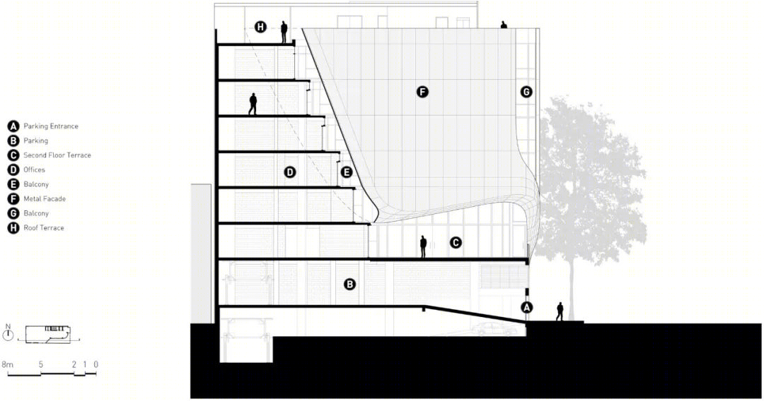 Profiles 办公楼丨墨西哥墨西哥城丨Belzberg Architects-39