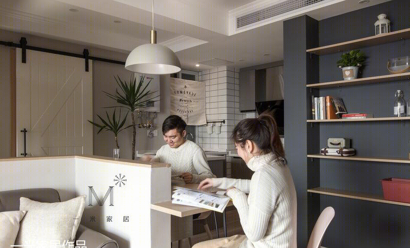 【一米家居】爱的小屋 73m² 北欧混搭-14