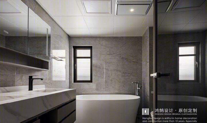 现代轻奢二胎家庭装修设计-29