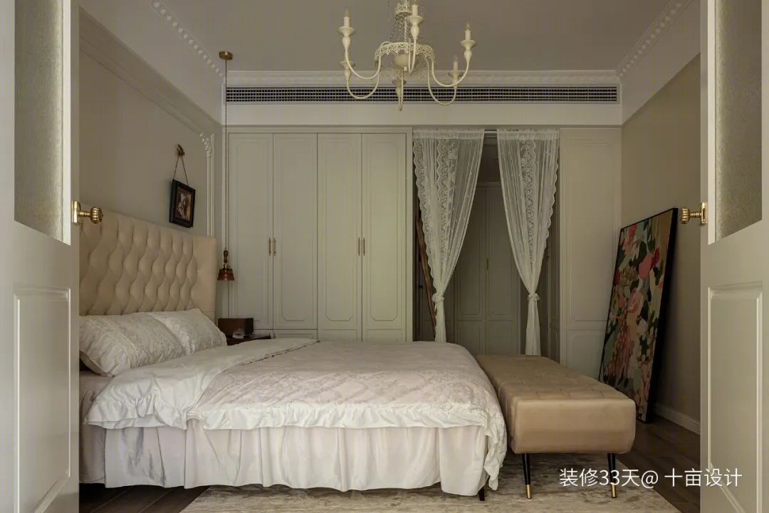 复古混搭婚房丨中国内江丨十亩设计（内江）-35