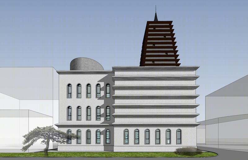 北京宋庄金刚宝座寺——融合多元文化的现代佛教建筑-24