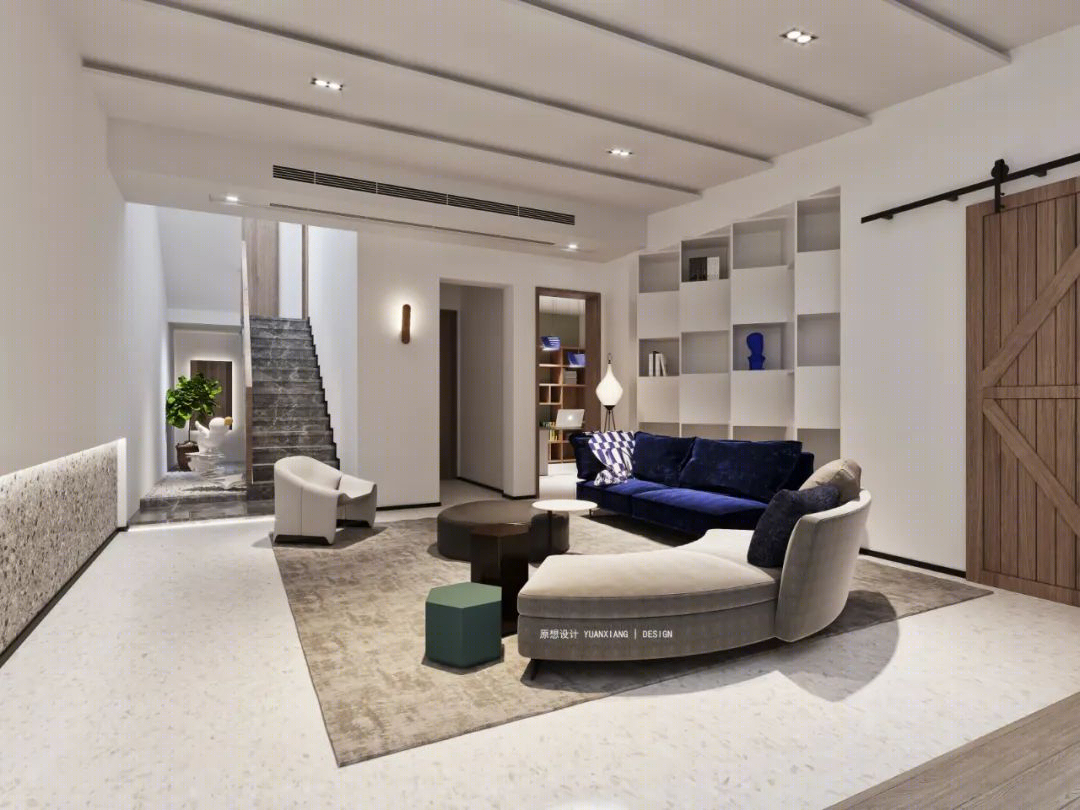 绍兴柯桥 460m²排屋 | 自然元素与幸福家庭的完美融合-32