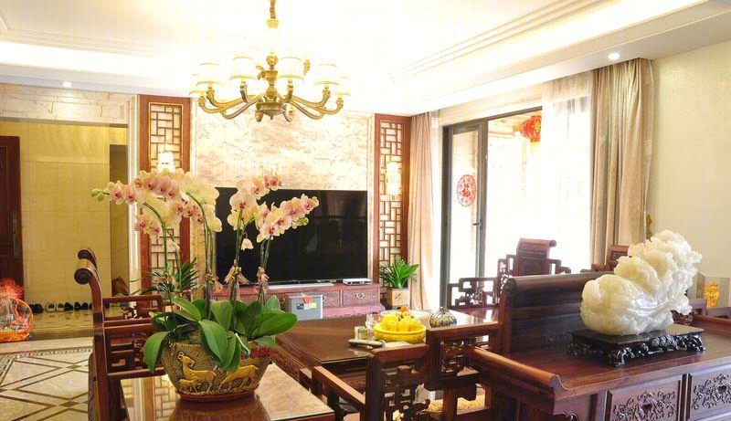 深圳榕江天御豪庭现代中式家居设计-4