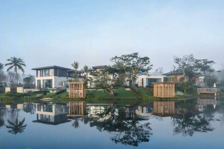 鲁能文昌山海天淇水湾捌号示范区景观-2