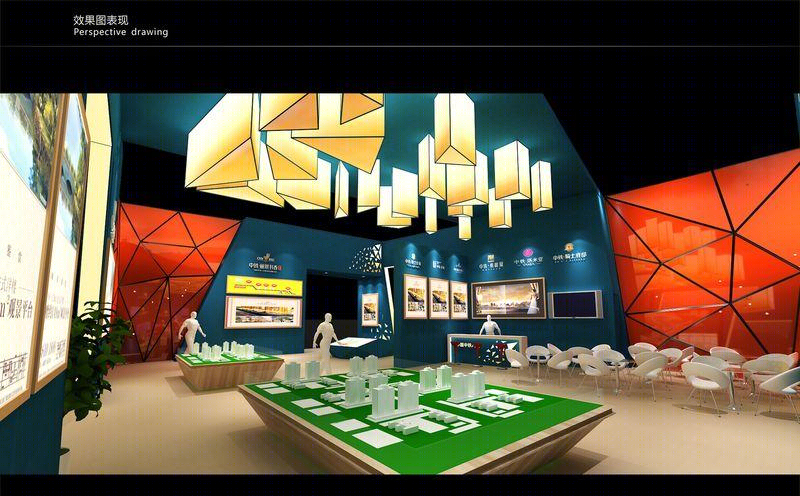 华纳思设计创意丨展厅丨中铁八局展场设计方案--2016年房交会-7