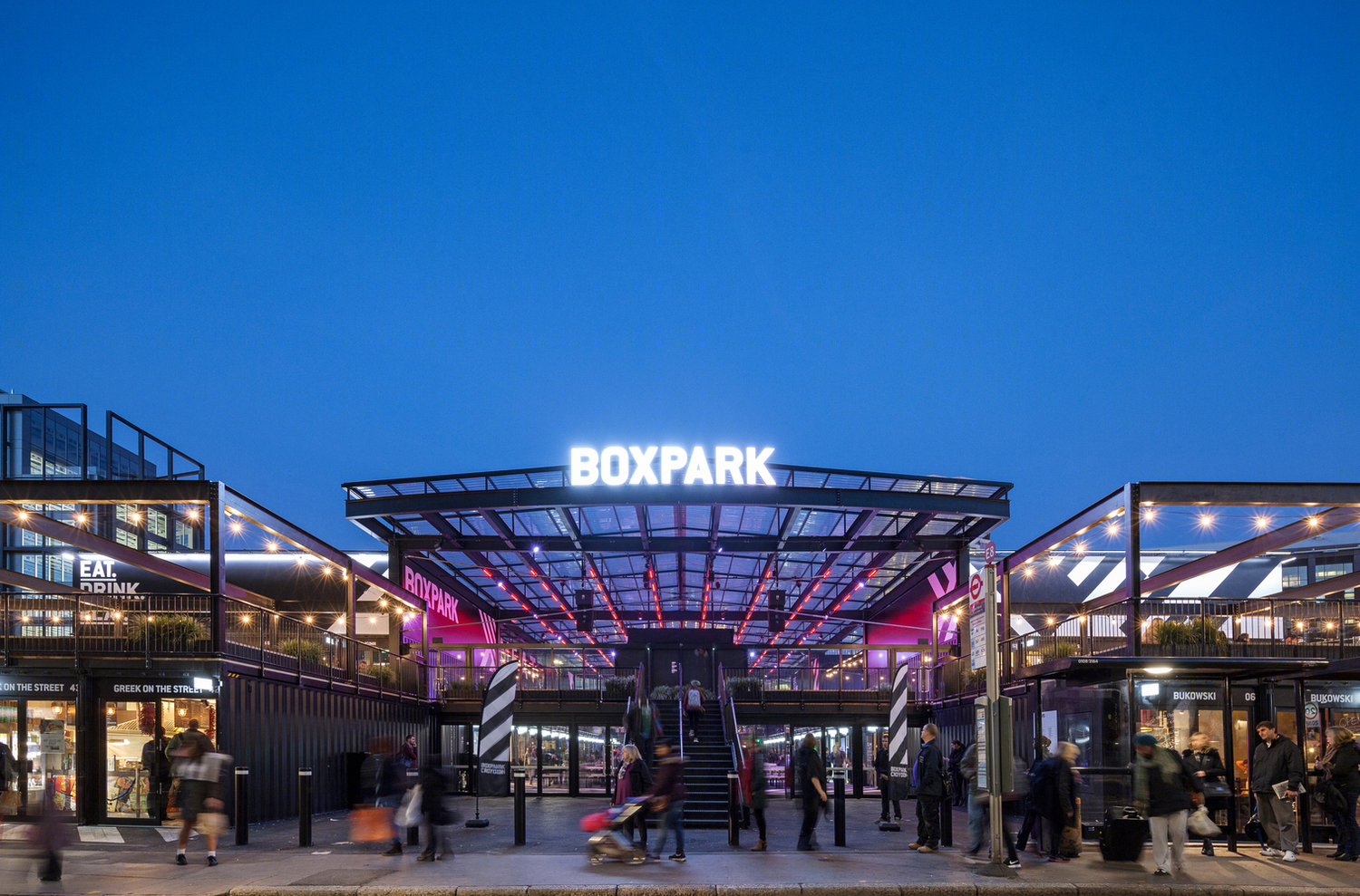 英国购物中心集装箱公园BOXPARK-19