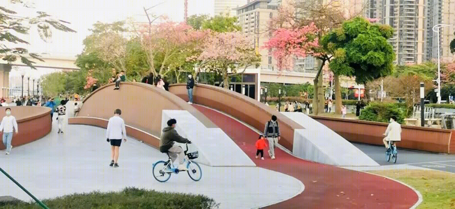 阅江路碧道步行桥丨中国广州丨贝氏建筑事务所-28