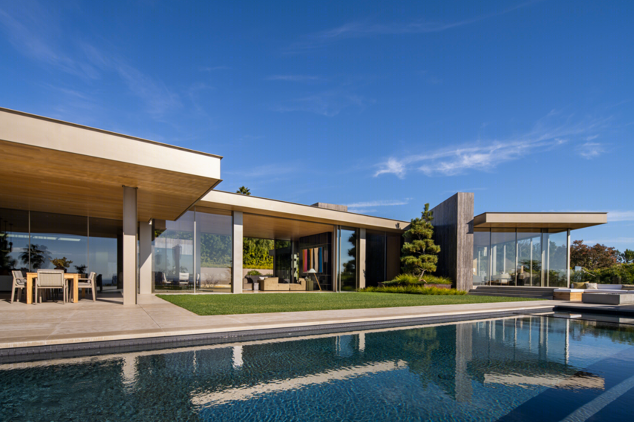 Laurel II House 比佛利山庄奢华别墅设计丨美国洛杉矶丨Annette English and Associates-10