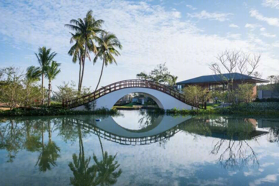 鲁能文昌山海天淇水湾捌号示范区景观-6