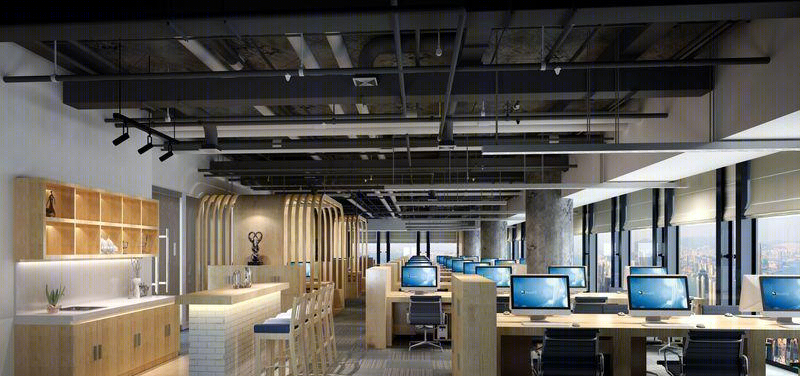 互联网公司办公室空间展示-16