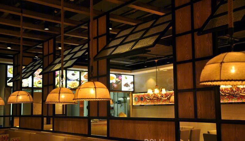 粗米淡茶粗粮馆餐厅装饰设计(壹海城店)实景照片-17