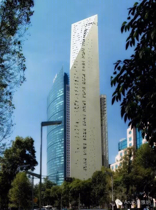 墨西哥最高绿色建筑——革新塔的室内设计亮点-0