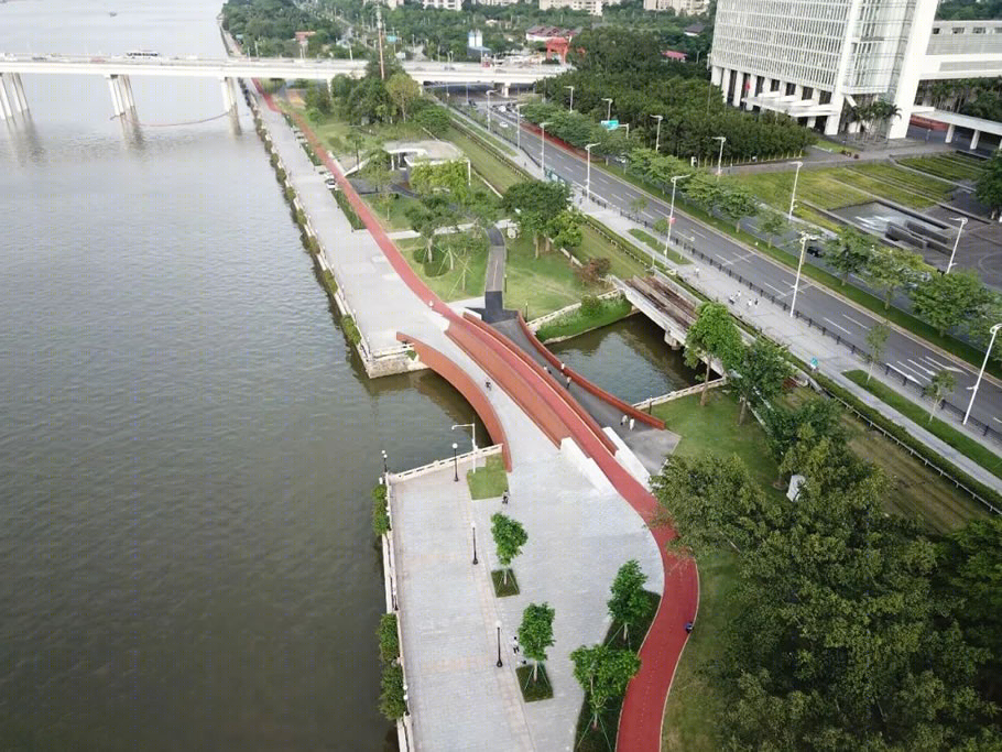 阅江路碧道步行桥丨中国广州丨贝氏建筑事务所-31