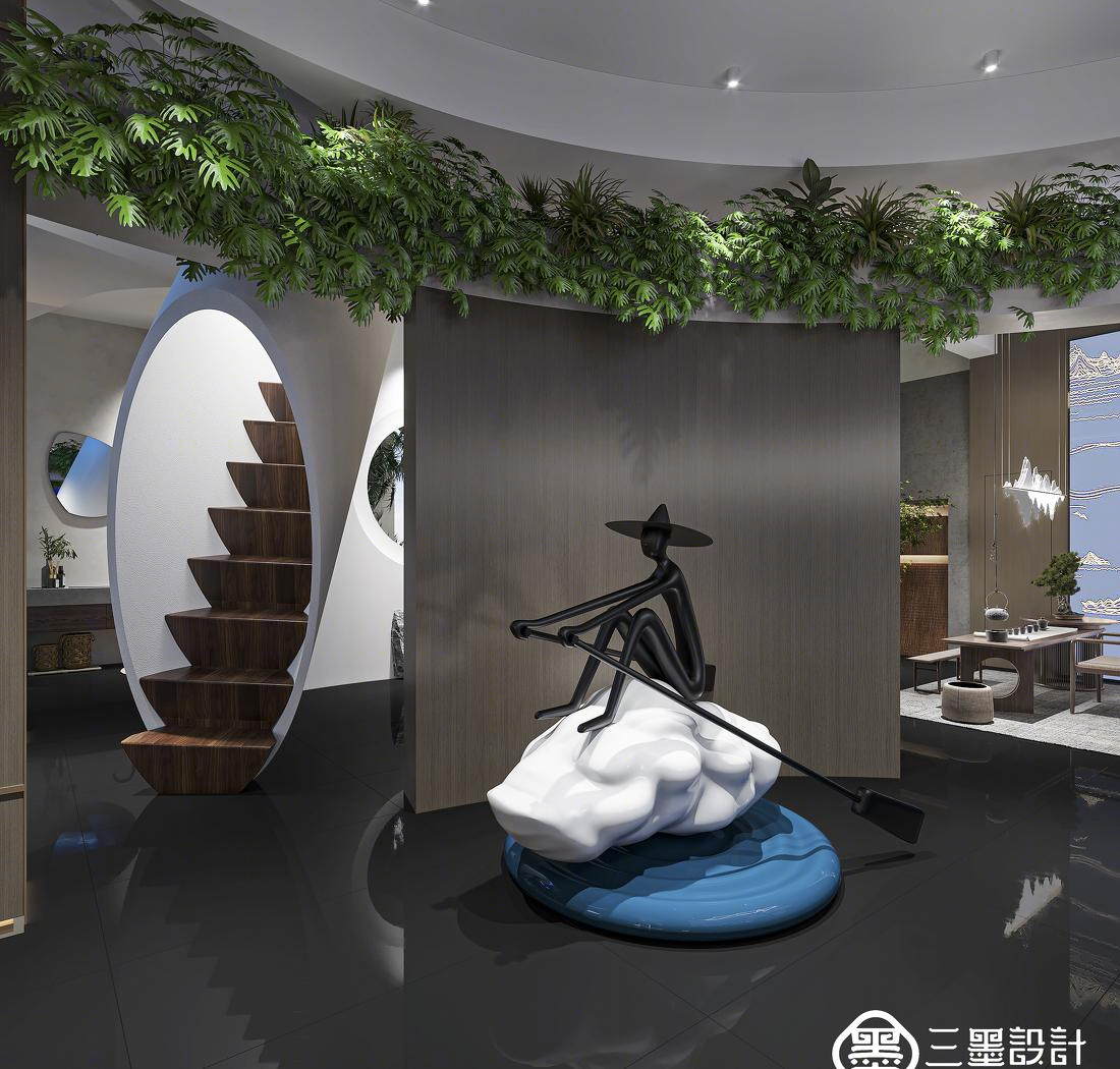 打破常规的木作展厅设计-32