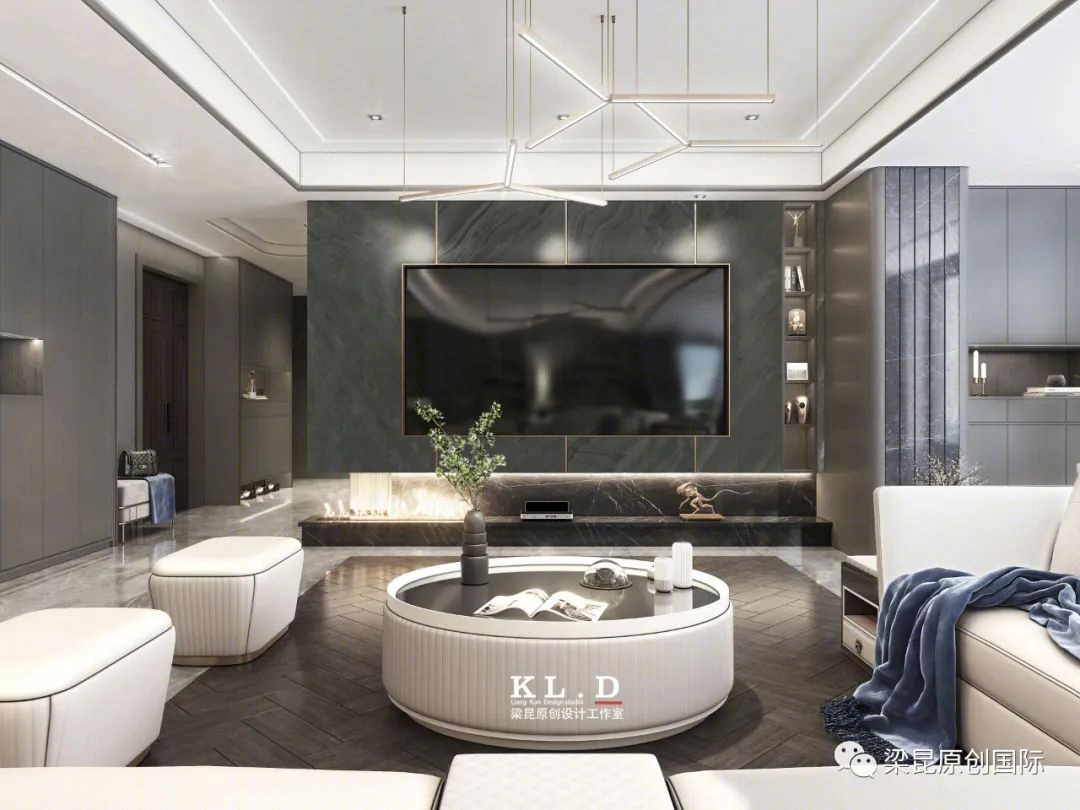 中建之星 260㎡轻奢多彩空间,诠释现代生活品味-5