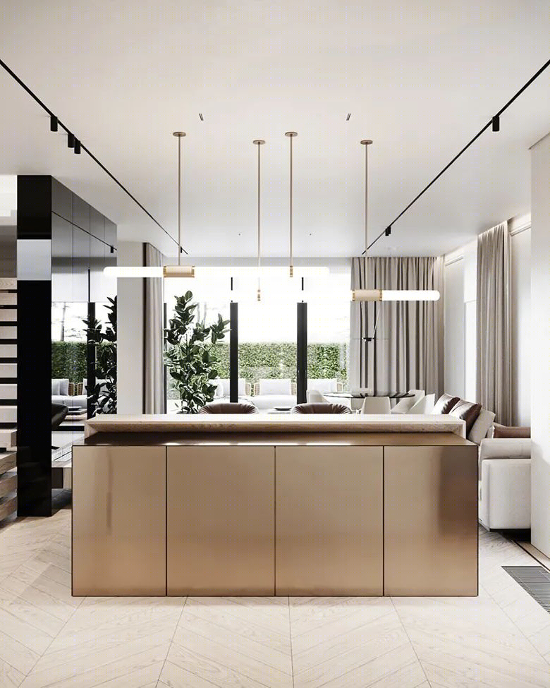 华沙 196㎡永恒经典现代轻奢私人住宅丨波兰华沙丨hilight.design 工作室-1