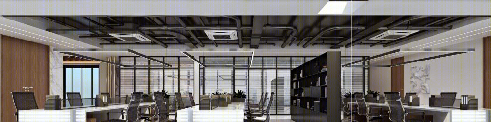 福升光电现代简约办公空间设计-8