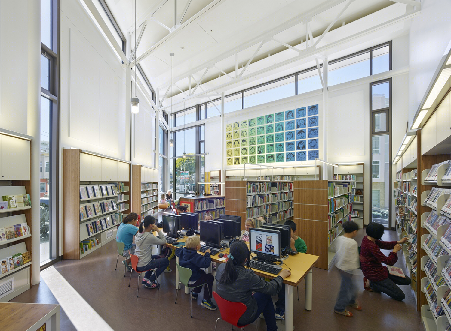 美国北滩图书馆分馆丨Leddy Maytum Stacy Architects-38