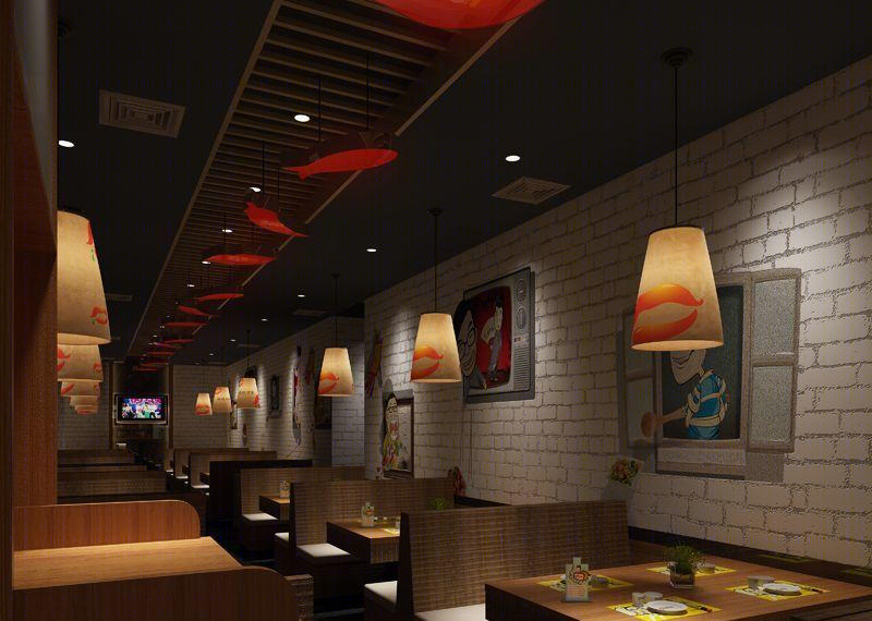 王武林丨中餐厅丨长沙吃湘喝辣餐厅空间设计-6