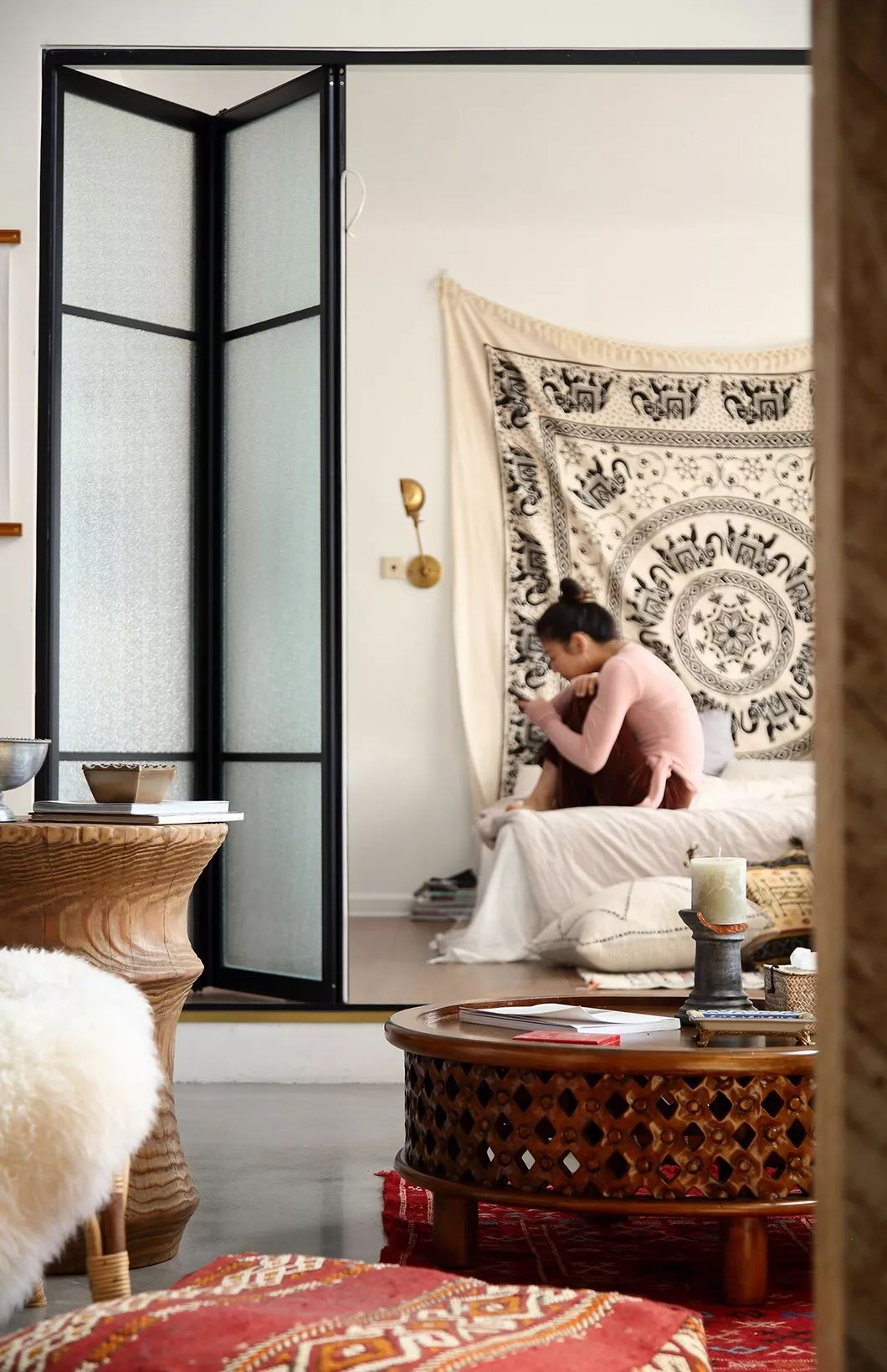 轻熟女独立新家的舒适艺术-64