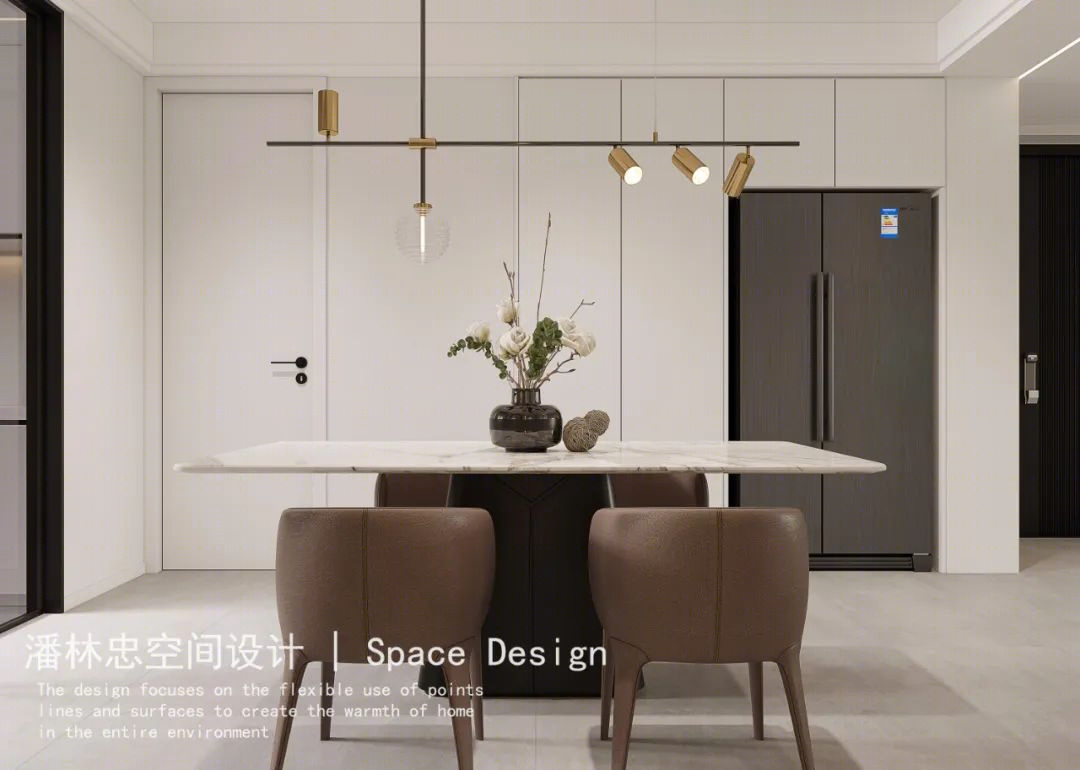湖州祥生悦山湖 140m²现代简约家居设计丨中国湖州丨潘林忠空间设计-5