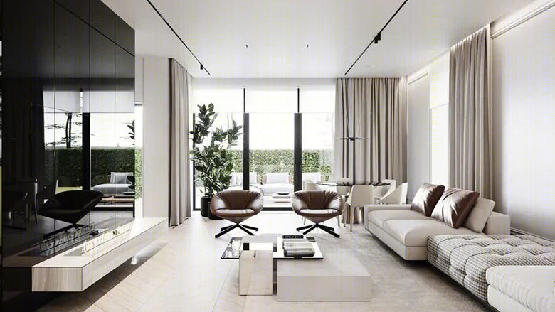 华沙 196㎡永恒经典现代轻奢私人住宅丨波兰华沙丨hilight.design 工作室-5
