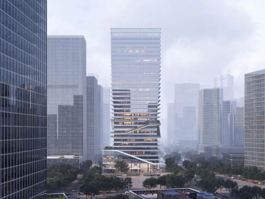 极简现代办公大厦——灵活共享的创意空间-12