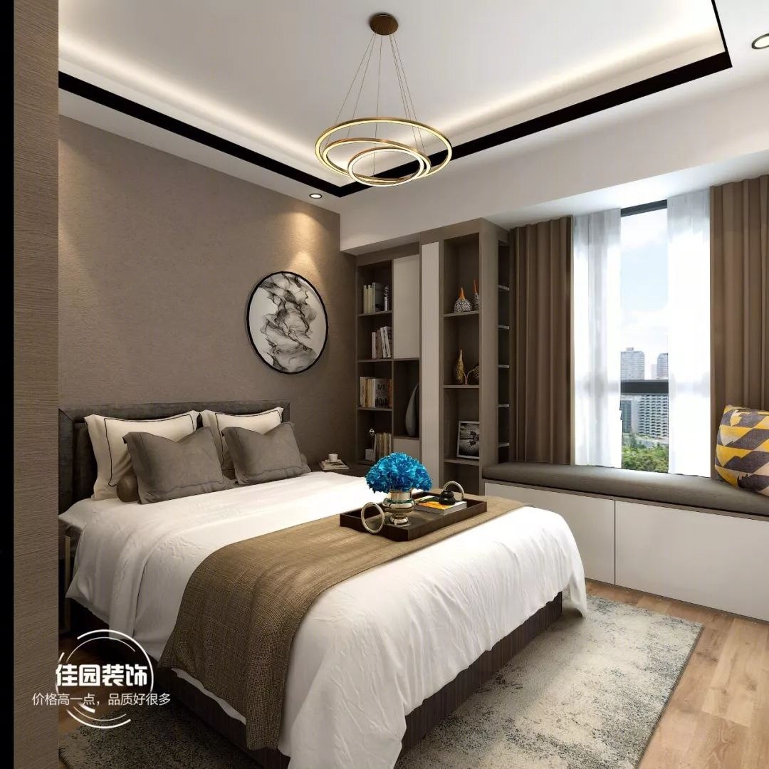 台式简约风,133㎡未来方舟温馨家居设计-33