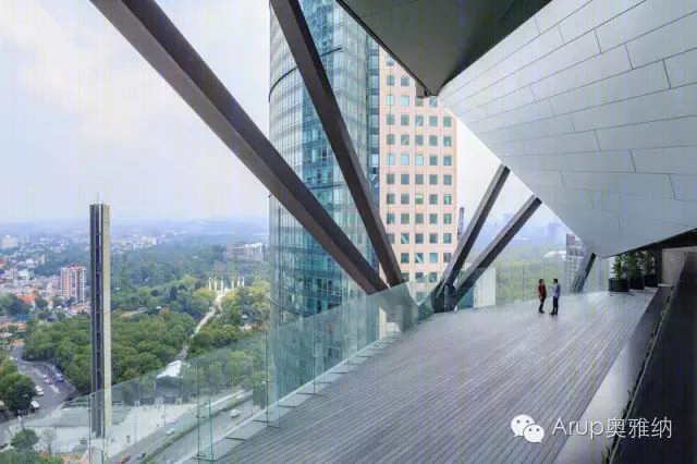 墨西哥最高绿色建筑——革新塔的室内设计亮点-10