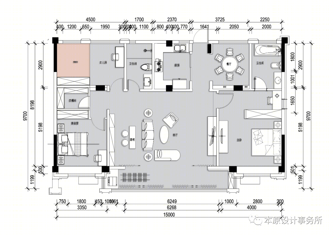 汇豪官邸 125㎡现代轻奢,精致生活美学空间-37
